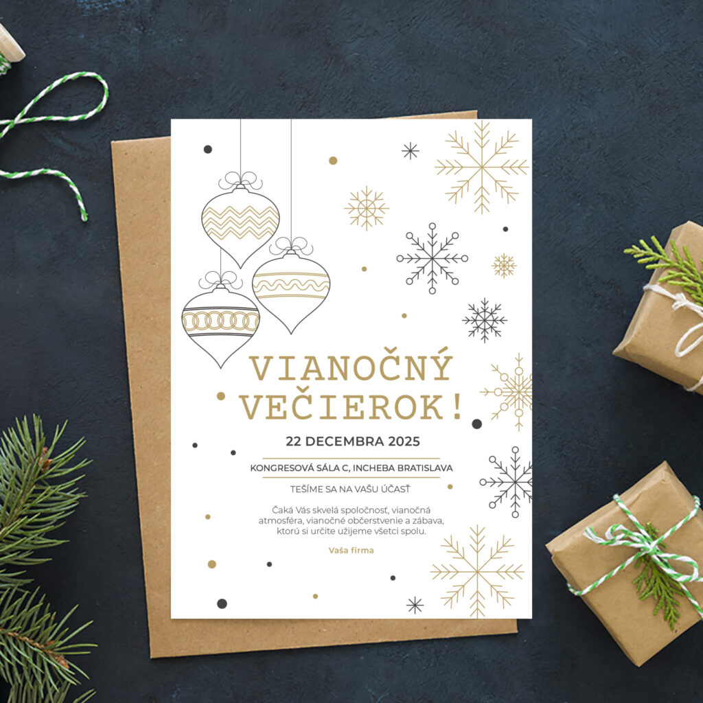 Pozvánka na vánoční večírek 17