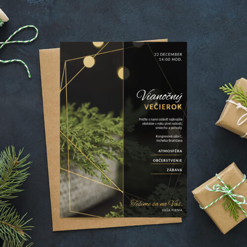 Pozvánky na vánoční večírek