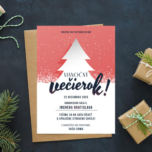 Pozvánky na vánoční večírek