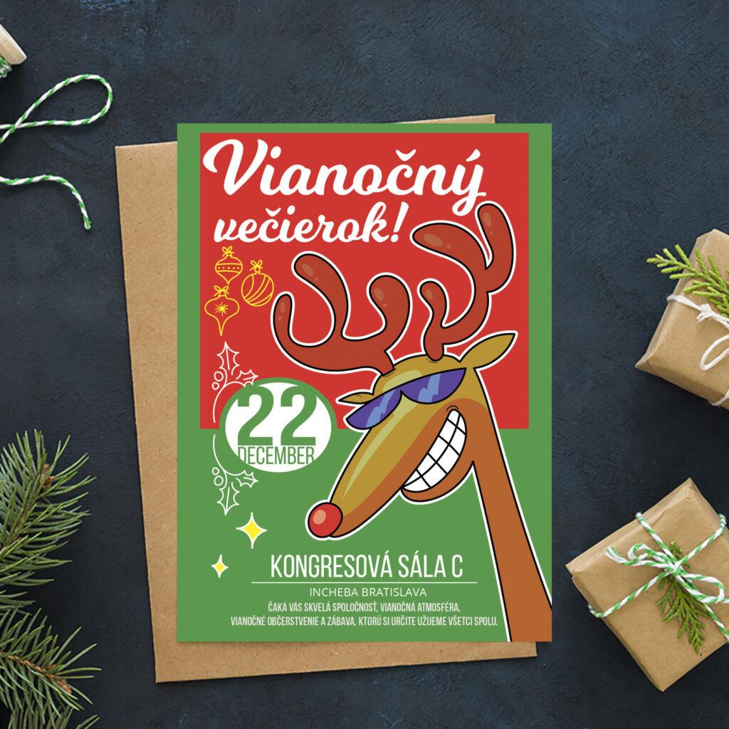 Pozvánka na vánoční večírek 28