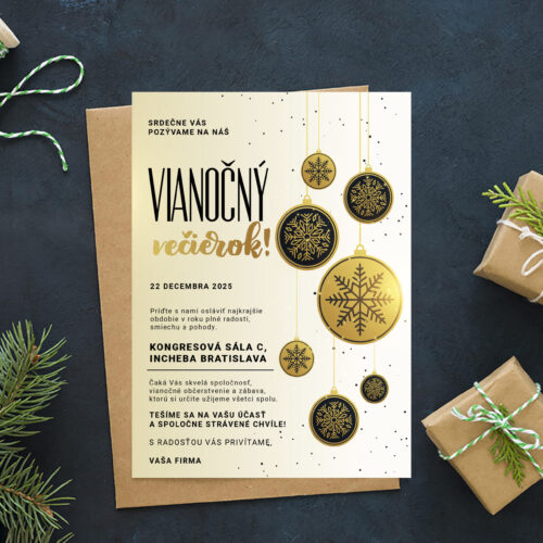 Pozvánky na vánoční večírek