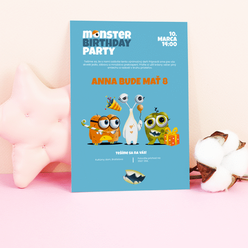 Pozvánka na dětskou oslavu 2025 23