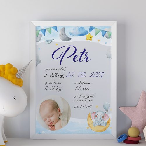 Tabulka údajů o narození