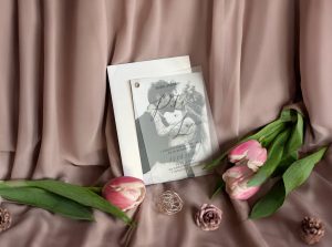 svatební oznámení transparentní s fotkou