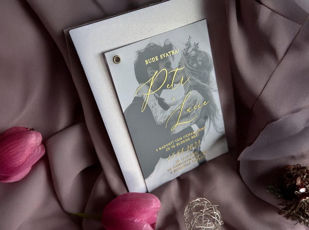 Luxusní svatební oznámení FotoLove Harmony