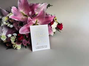 svatební ozámení luxusní, plexi, metalický potisk