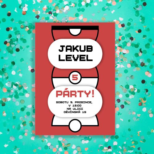 pozvánka na narozeniny pokémon