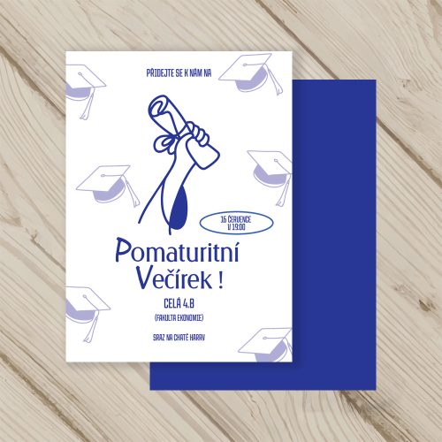 pozvánka na pomaturitní večírek