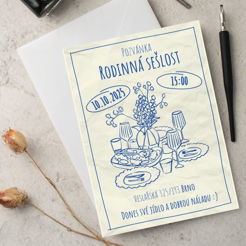 pozvánka na rodinné sešlosti