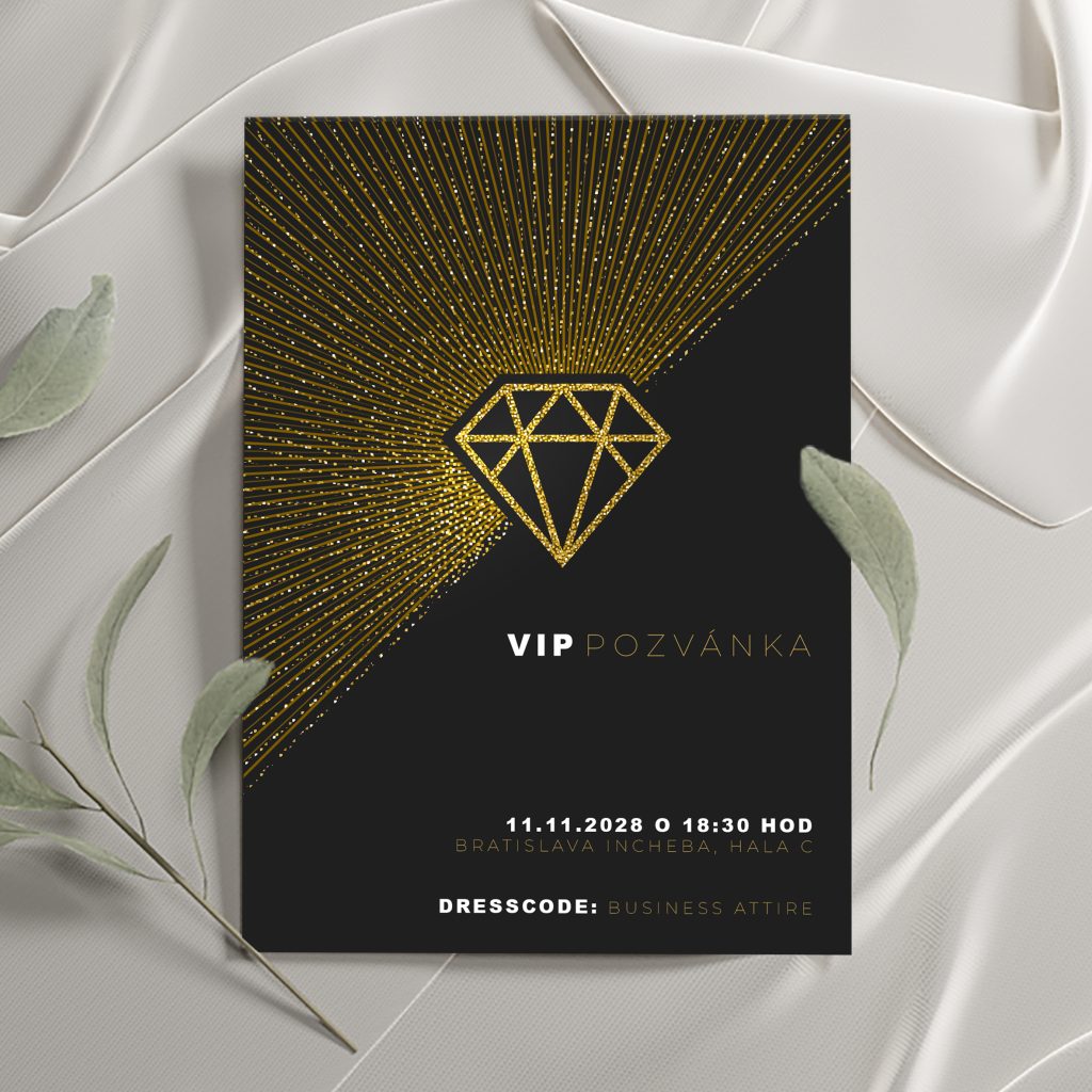 VIP pozvánka na oslavu Diamond