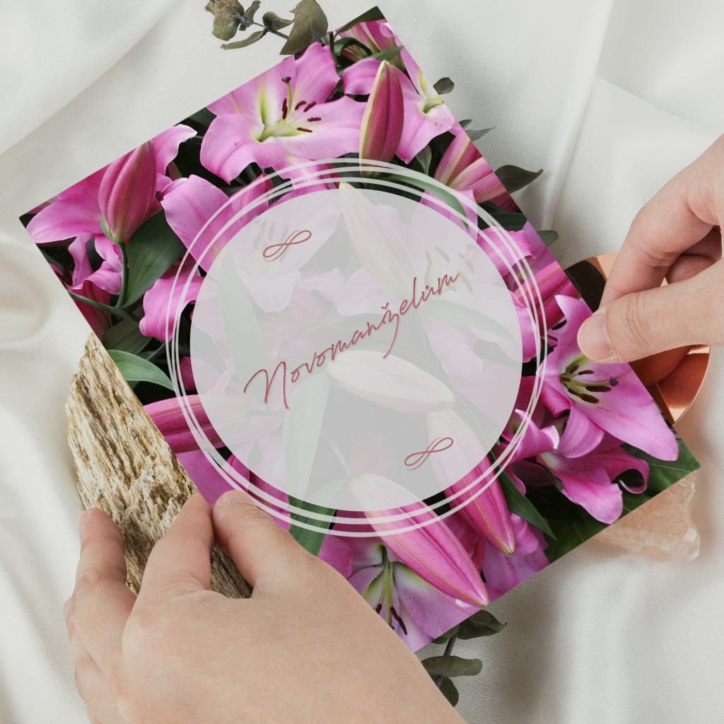 Přání ke svatbě Lilie