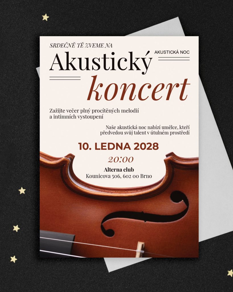 Pozvánka na koncert 5