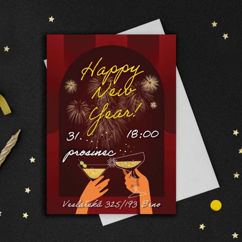 pozvánky na Silvester