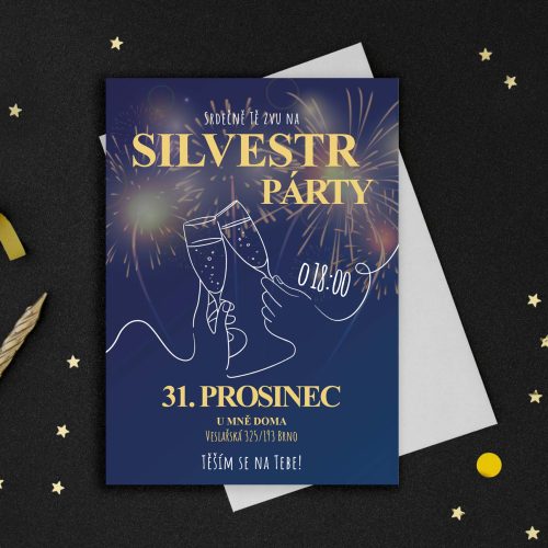 pozvánky na Silvester
