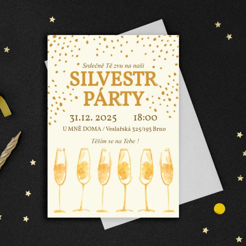 pozvánky na Silvester