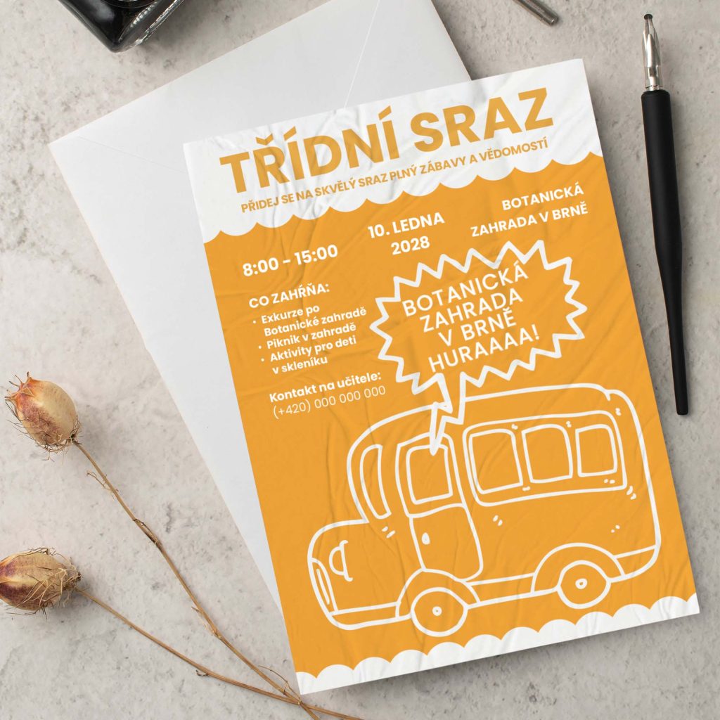 Pozvánka na třídní sraz 2
