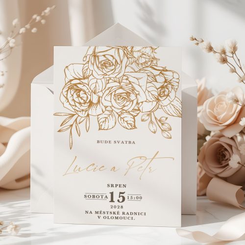 svatební oznámení