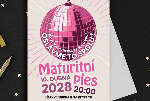 pozvánka na maturitní ples