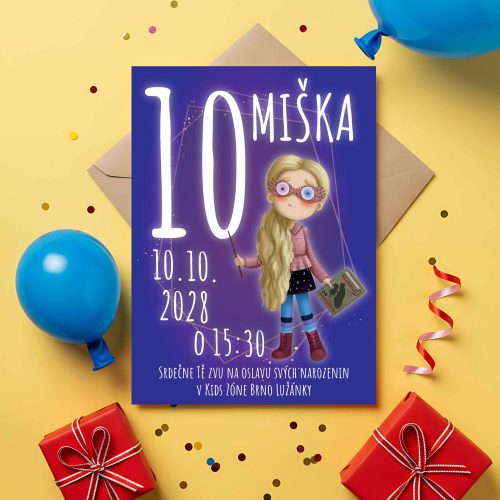 pozvánka na narozeniny harry potter