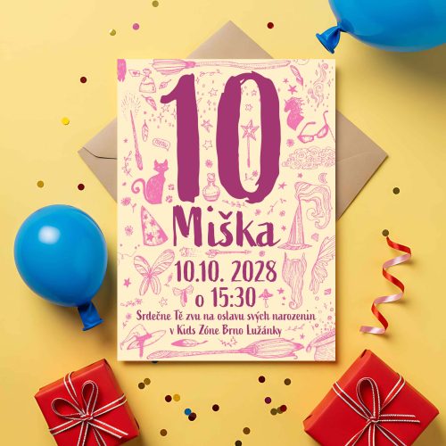 pozvánka na narozeniny harry potter