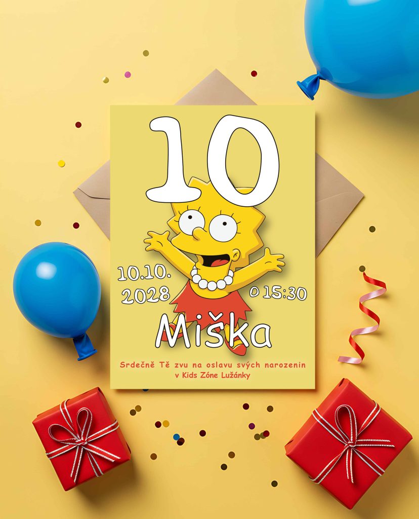 Pozvánka na narozeniny Simpsonovci 1
