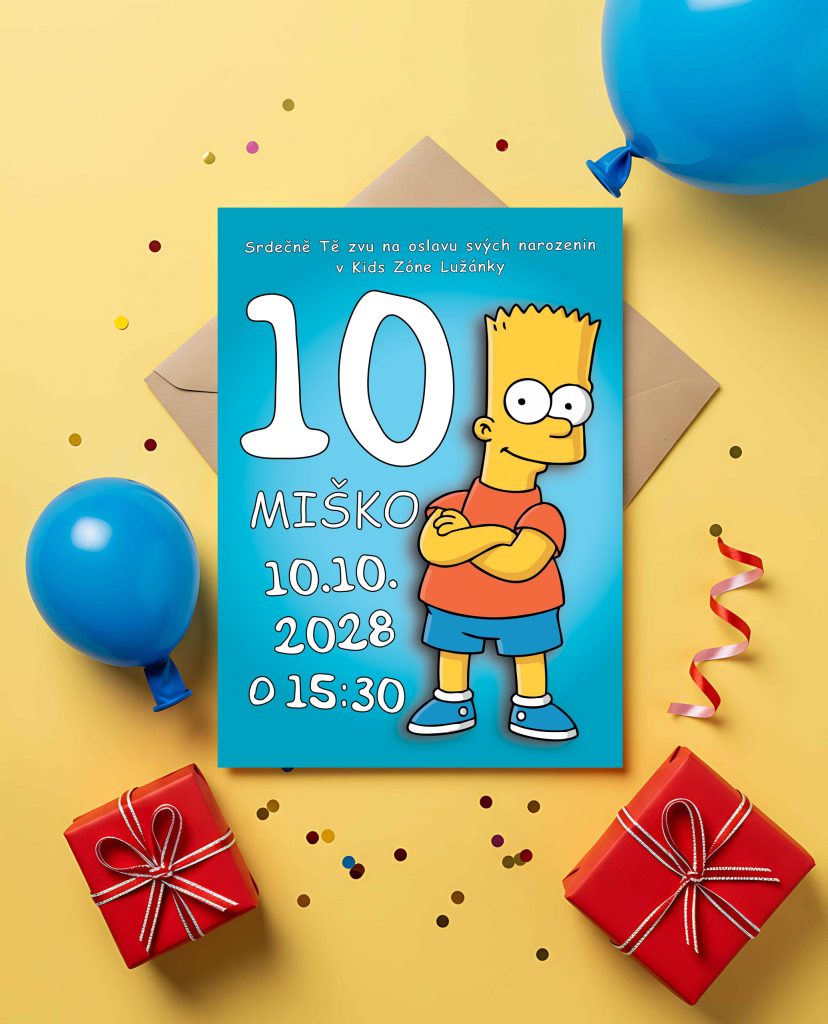 Pozvánka na narozeniny Simpsonovci 3