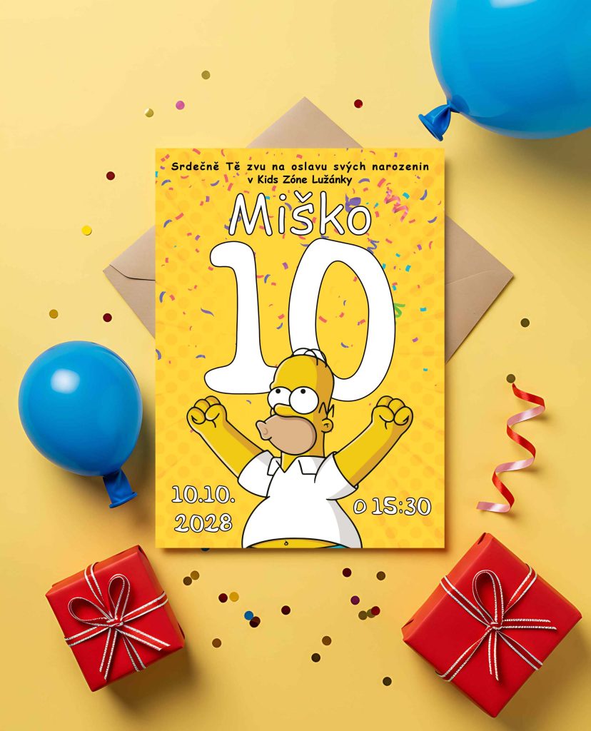 Pozvánka na narozeniny Simpsonovci 4
