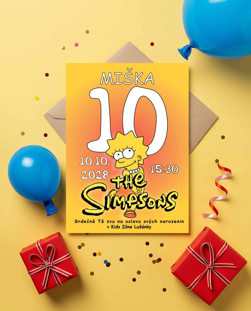Pozvánka na narozeniny Simpsonovci 5