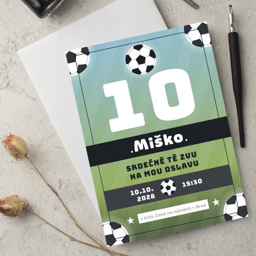 pozvánka na oslavu 10. narozenin