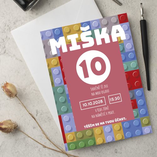 pozvánka na oslavu 10. narozenin