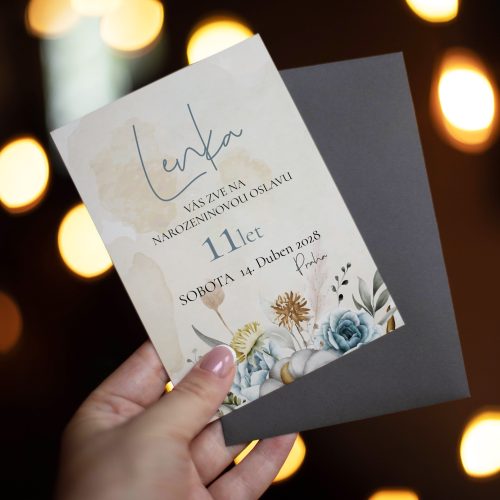 pozvánka na oslavu 11. narozenin