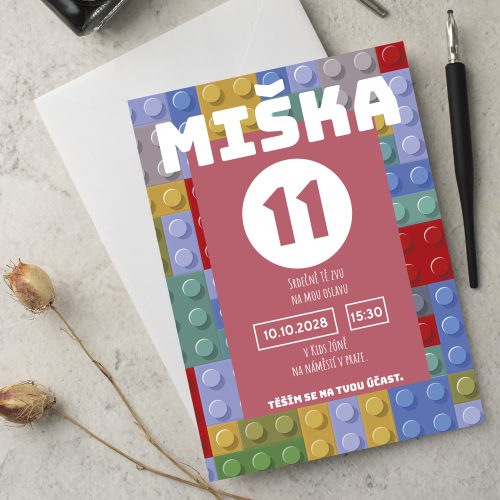 pozvánka na oslavu 11. narozenin