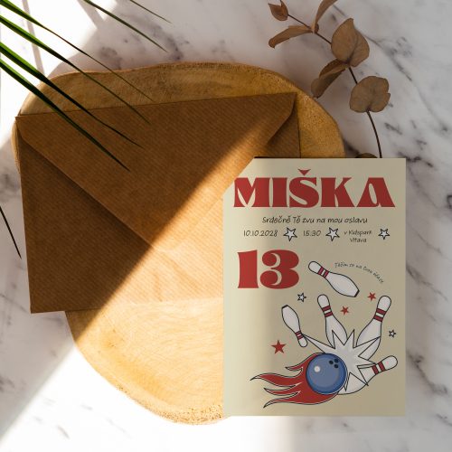 pozvánka na oslavu 13. narozenin