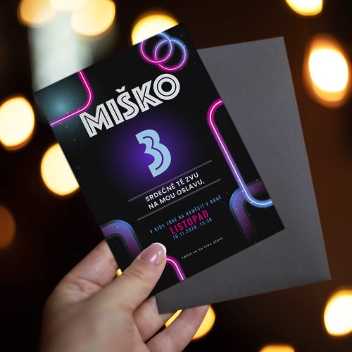 pozvánka na oslavu 3. narozenin