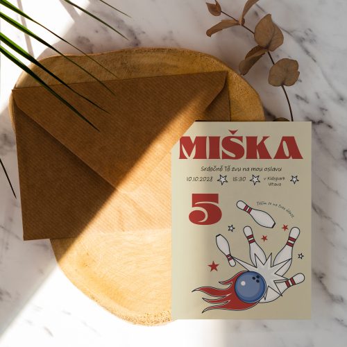pozvánka na oslavu 5. narozenin