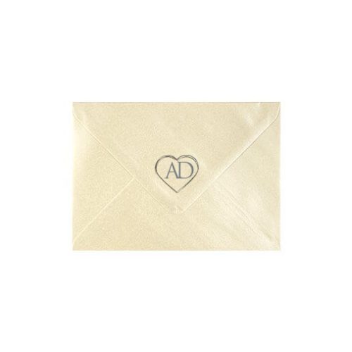 obálka na svatební oznámení s potiskem