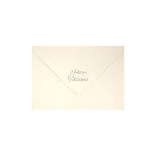 obálka na svatební oznámení s potiskem