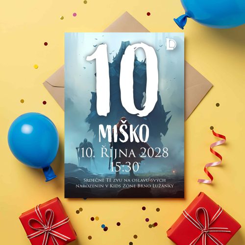 pozvánka na narozeniny LOL