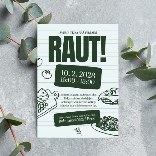 pozvánka na raut