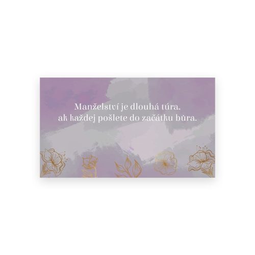 Kartička na svatbu