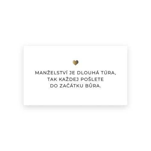Kartička na svatbu
