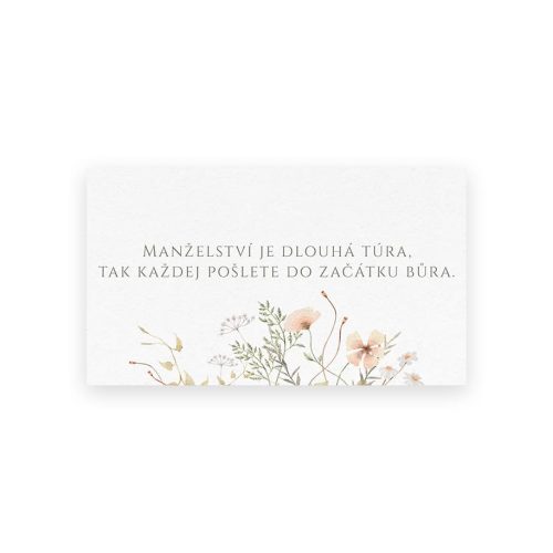 Kartička na svatbu