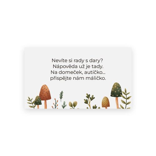 Kartička na svatbu