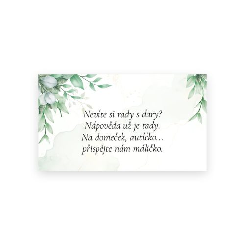 Kartička na svatbu