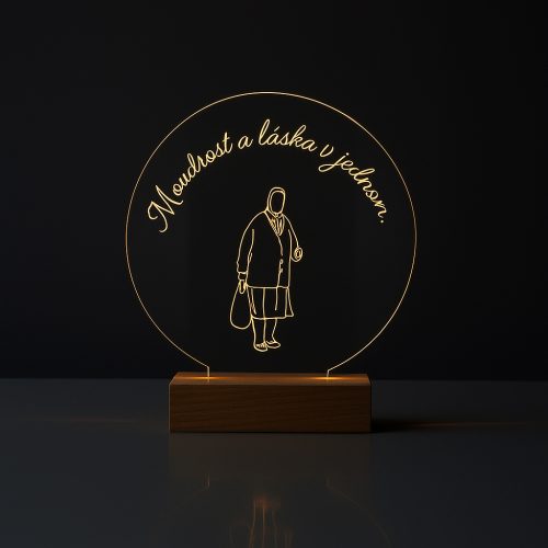 dárková led lampa