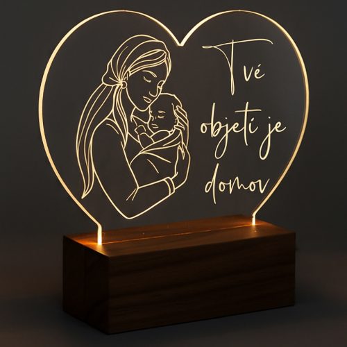 Svítící LED lampa pro maminku 2