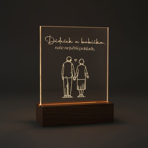 Svítící LED lampa pro prarodiče 2
