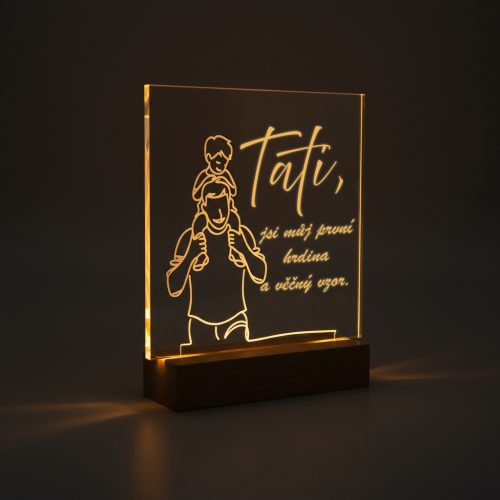 Svítící LED lampa pro tatínka 2