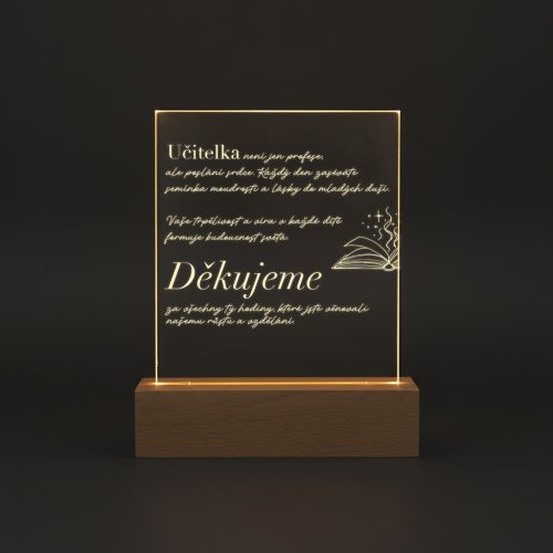 Svítící LED lampa pro učitele 3